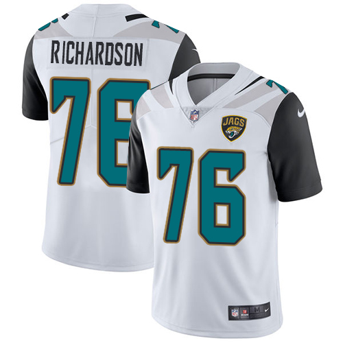Nike Jacksonville Jaguars 76 Will Richardson White Men Stitched NFL Vapor Untouchable Limited Jersey